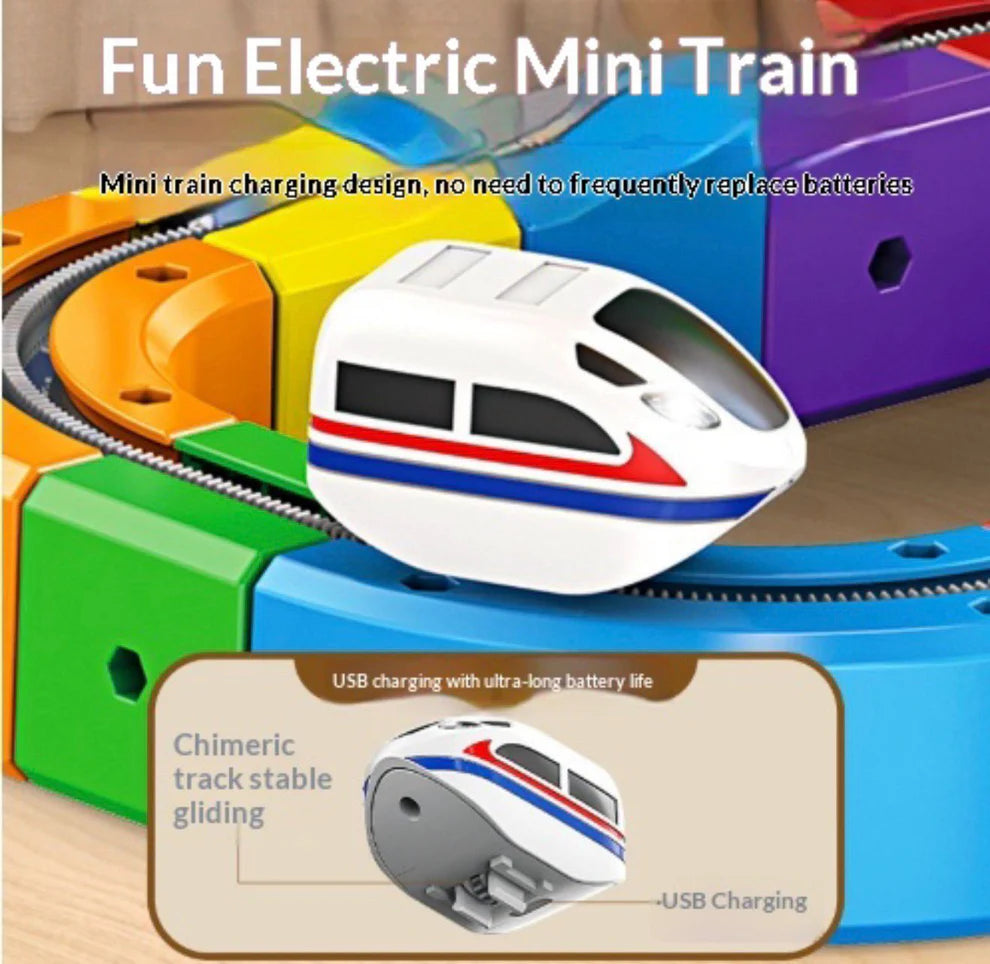 The Modular 3D Train Track for Curious Little Builders