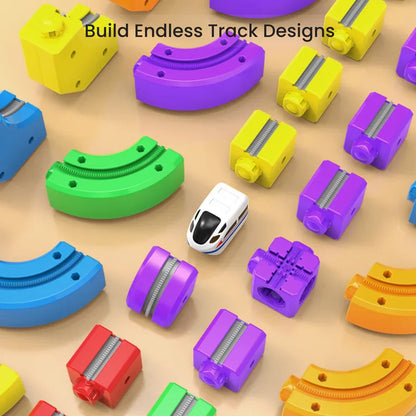 The Modular 3D Train Track for Curious Little Builders